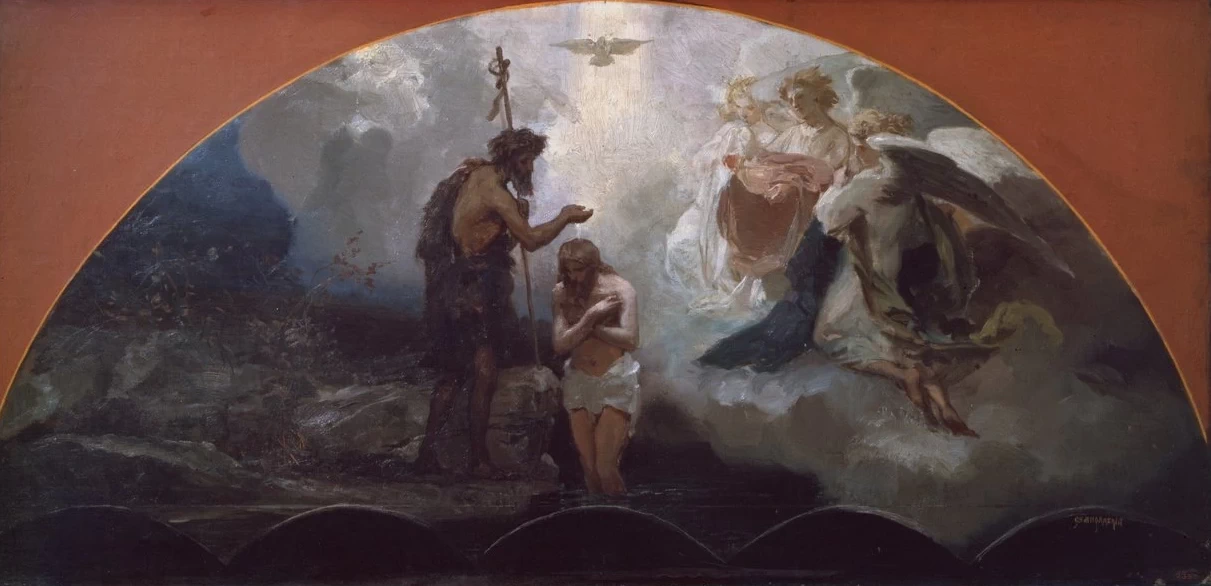 Henryk Siemiradzki - 130, Il battesimo di Cristo